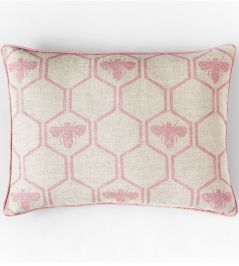 Honey Bees Cushion 40 x 60cm by Barneby Gates Rose Honey Bees Cushion 40 x 60cm by Barneby Gates Rose