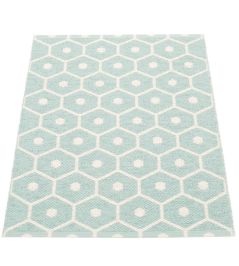 Honey Rug by Pappelina Pale Turquoise/Vanilla Honey Rug by Pappelina Pale Turquoise/Vanilla