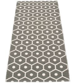 Honey Runner Rug by Pappelina Charcoal/Vanilla Honey Runner Rug by Pappelina Charcoal/Vanilla