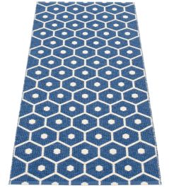 Honey Runner Rug by Pappelina Denim/Vanilla Honey Runner Rug by Pappelina Denim/Vanilla