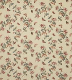 Honeysuckle Fabric by Colefax and Fowler Pink/Slate Honeysuckle Fabric by Colefax and Fowler Pink/Slate