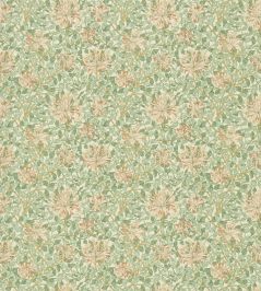 Honeysuckle Fabric by Morris & Co Artichoke/Plaster Honeysuckle Fabric by Morris & Co Artichoke/Plaster