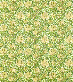 Honeysuckle Fabric by Morris & Co Cream/Chocolate Honeysuckle Fabric by Morris & Co Cream/Chocolate