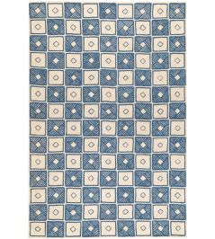 Hop Scotch Rug by GP & J Baker Indigo Hop Scotch Rug by GP & J Baker Indigo