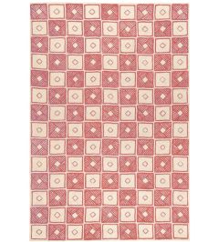Hop Scotch Rug by GP & J Baker Red Hop Scotch Rug by GP & J Baker Red
