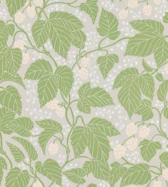Hops And Glory Wallpaper by Langelid Von Bromssen Leaf Green Hops And Glory Wallpaper by Langelid Von Bromssen Leaf Green