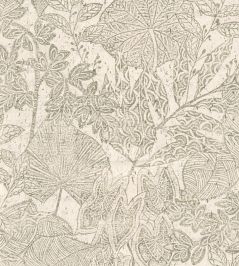 Hortus Wallpaper by Arte Silvery White Hortus Wallpaper by Arte Silvery White