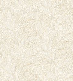 Hosta Wallpaper by Casamance Ivoire/Dore Hosta Wallpaper by Casamance Ivoire/Dore