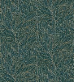 Hosta Wallpaper by Casamance Marine/Dore Hosta Wallpaper by Casamance Marine/Dore