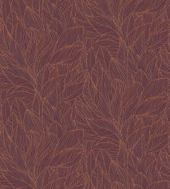 Hosta Wallpaper by Casamance Pourpre/Cuivre Hosta Wallpaper by Casamance Pourpre/Cuivre