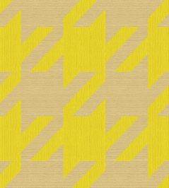 Houndstooth Mural by Eijffinger Neon Natural Houndstooth Mural by Eijffinger Neon Natural