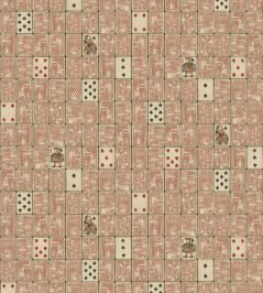 House of Cards Wallpaper by DADO Antique Red House of Cards Wallpaper by DADO Antique Red