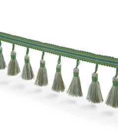 Howdah Fringe Trim by James Hare Green Howdah Fringe Trim by James Hare Green
