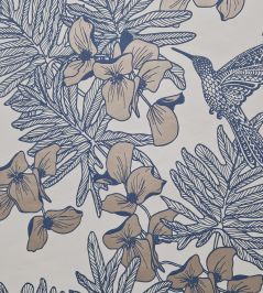 Hummingbird Wallpaper by 1838 Wallcoverings Lagoon Hummingbird Wallpaper by 1838 Wallcoverings Lagoon