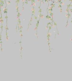 Hummingbirds Flora Mural by Cole & Son Rose & Olive on Grey Hummingbirds Flora Mural by Cole & Son Rose & Olive on Grey
