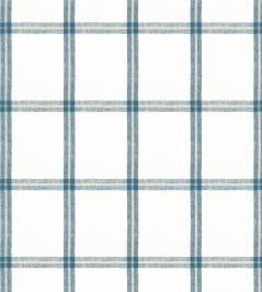 Huntington Plaid Fabric by Thibaut Navy Huntington Plaid Fabric by Thibaut Navy