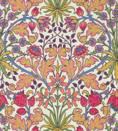 Hyacinth Wallpaper by Morris & Co Cosmo Pink Hyacinth Wallpaper by Morris & Co Cosmo Pink