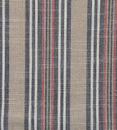 Jura Stripe Fabric by Ian Mankin Dark Navy Jura Stripe Fabric by Ian Mankin Dark Navy
