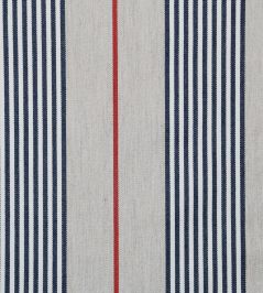 Vintage Stripe 2 Fabric by Ian Mankin Dark Navy Vintage Stripe 2 Fabric by Ian Mankin Dark Navy