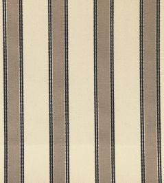 Blazer Stripe Fabric by Ian Mankin Putty/Black Blazer Stripe Fabric by Ian Mankin Putty/Black