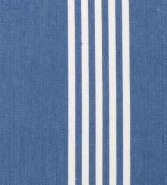Oxford Stripe Fabric by Ian Mankin Navy Oxford Stripe Fabric by Ian Mankin Navy