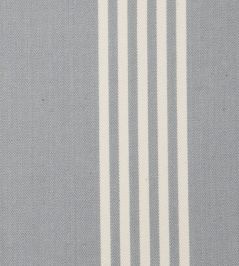 Oxford Stripe Fabric by Ian Mankin Silver Oxford Stripe Fabric by Ian Mankin Silver