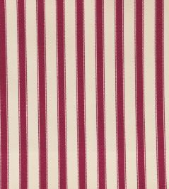 Ticking 2 Fabric by Ian Mankin Peony Ticking 2 Fabric by Ian Mankin Peony