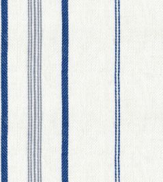 Troon Stripe Fabric by Ian Mankin Chalk Troon Stripe Fabric by Ian Mankin Chalk