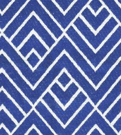 Wave Fabric by Ian Mankin Cobalt Wave Fabric by Ian Mankin Cobalt