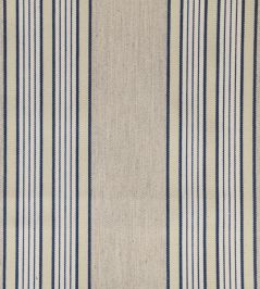 Vintage Stripe 1 Fabric by Ian Mankin Navy Vintage Stripe 1 Fabric by Ian Mankin Navy