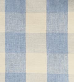 Avon Check Fabric by Ian Mankin Bluebell Avon Check Fabric by Ian Mankin Bluebell