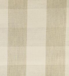 Avon Check Fabric by Ian Mankin Cream Avon Check Fabric by Ian Mankin Cream