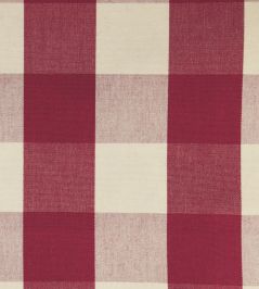 Avon Check Fabric by Ian Mankin Peony Avon Check Fabric by Ian Mankin Peony