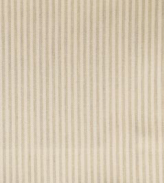 Candy Stripe Fabric by Ian Mankin Cream Candy Stripe Fabric by Ian Mankin Cream