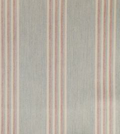 Henley Stripe Fabric by Ian Mankin Mint/Pink Henley Stripe Fabric by Ian Mankin Mint/Pink