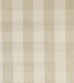 Suffolk Check Large Fabric by Ian Mankin Cream Suffolk Check Large Fabric by Ian Mankin Cream