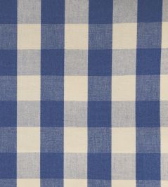 Suffolk Check Large Fabric by Ian Mankin Indigo Suffolk Check Large Fabric by Ian Mankin Indigo