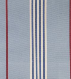Worthing Stripe Fabric by Ian Mankin Sky Worthing Stripe Fabric by Ian Mankin Sky