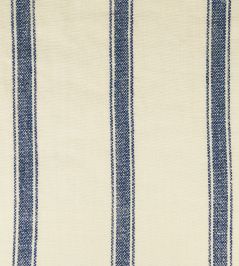 Angus Stripe Fabric by Ian Mankin Navy Angus Stripe Fabric by Ian Mankin Navy