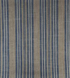 Jura Stripe Fabric by Ian Mankin Blue Jura Stripe Fabric by Ian Mankin Blue