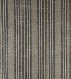 Jura Stripe Fabric by Ian Mankin Brown Jura Stripe Fabric by Ian Mankin Brown
