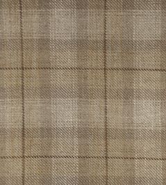 Kintyre Check Fabric by Ian Mankin Natural Kintyre Check Fabric by Ian Mankin Natural