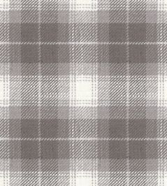 Kintyre Check Fabric by Ian Mankin Grey Kintyre Check Fabric by Ian Mankin Grey