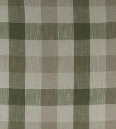 Oban Check Fabric by Ian Mankin Sage Oban Check Fabric by Ian Mankin Sage