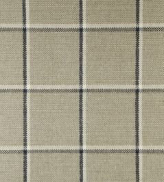 Skye Check Fabric by Ian Mankin Charcoal Skye Check Fabric by Ian Mankin Charcoal