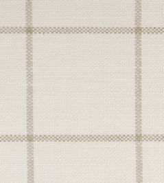 Skye Check Fabric by Ian Mankin Flax Skye Check Fabric by Ian Mankin Flax