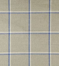 Skye Check Fabric by Ian Mankin Indigo Skye Check Fabric by Ian Mankin Indigo