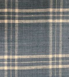 Peverell Check Fabric by Ian Sanderson Denim Peverell Check Fabric by Ian Sanderson Denim