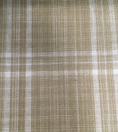 Peverell Check Fabric by Ian Sanderson Sand Peverell Check Fabric by Ian Sanderson Sand