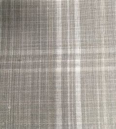 Peverell Check Fabric by Ian Sanderson Putty Peverell Check Fabric by Ian Sanderson Putty